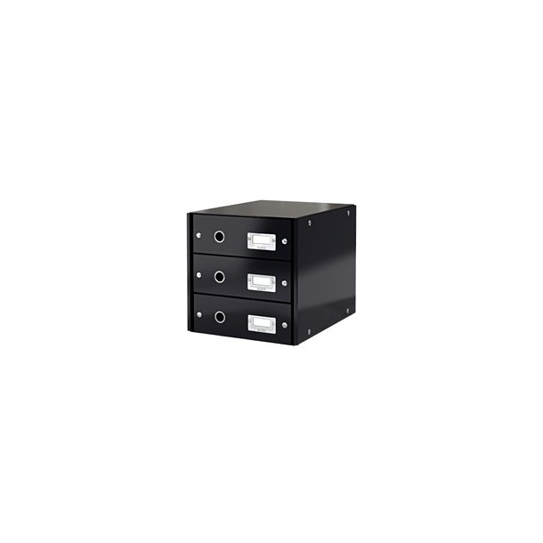 Leitz Click &amp; Store drawer unit 3 drawer Black - 1 stk