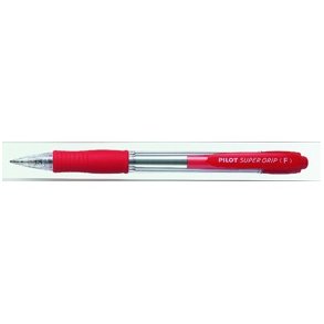 Kuglepenne - Pilot BPGP-10R-F Super Grip 0,7 red 12 stk