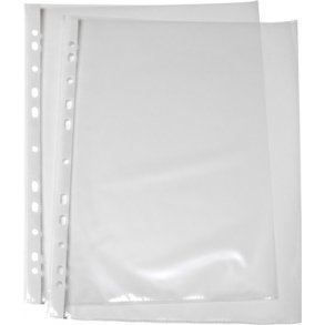 Q-connect plastlomme A4 sk/100 stk 0,05 klar - 100 stk
