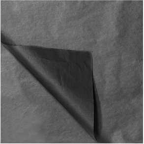 Silkepapir - Sort 50x75cm 480 ark