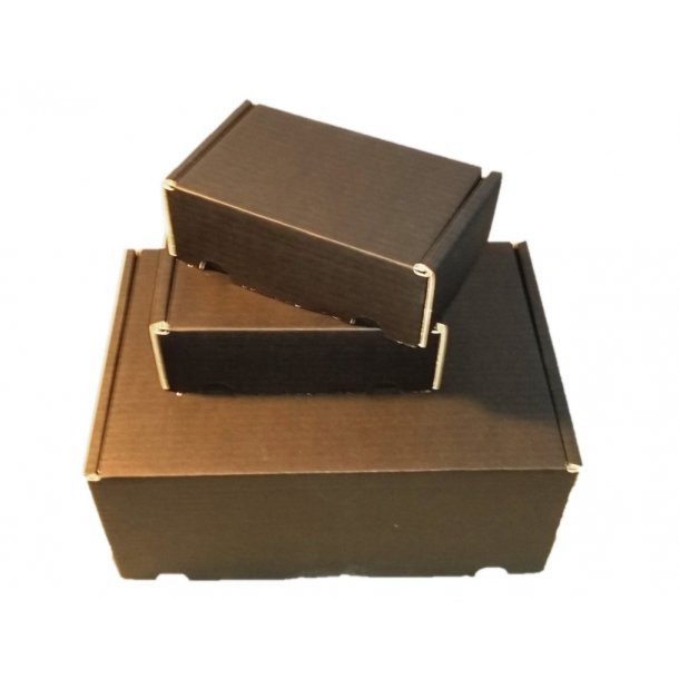Sorte postsker 170 x 105 x 60 mm. 25 stk